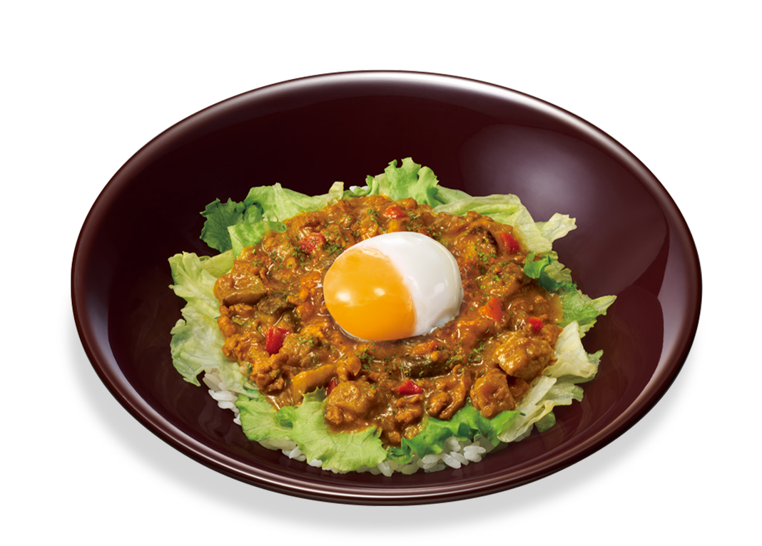 スパイシーキーマカレー丼