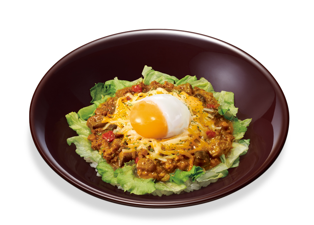 チーズスパイシーキーマカレー丼